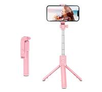 Selfie Stick, Treppiede Selfie Stick Estensibile da 46 Pollici, Treppiede per Telefono con Otturatore Remoto Wireless, Treppiede Portatile e Pieghevole Selfie Stick Compatibile