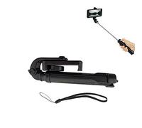 Selfie Stick Tripod, 3 in 1 Extendable Bluetooth Selfie Stick with Detachable Wireless Remote, 360° Rotation Selfie Tripod for iPhone 12/11/11 pro/X/8/8P/7/7P/6s/6, Huawei, Black