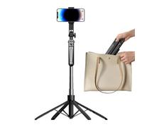 Selfie Stick Tripod, 71 inch Four-Leg Support Selfie Stick, Cell Phone Holder with Remote, Extendable Travel Camera Stand for Recording, Video and Picture, Photography