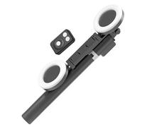Selfie Stick Tripod, Portable 67-Inch Phone Tripod, Wireless Remote, Mobile Stand with Led Lights, 9.45 Inches, Travel-Friendly Selfie Foothold for Recording,