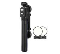 Selfie Stick with Fill Light, Wireless Extendable Smartphone Tripod Stand, Long Reach Selfie Stick with Remote and Light, Perfect for Video Recording and Photography