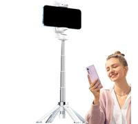 Selfie Tripod, Portable Phone Mount Stand, 360° Rotating Travel Tripod, 3.54x0.79x0.79 Inches Wireless Remote Holder for Vlogging, Livestreaming, and Photography