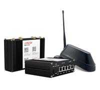 SELFSAT MWR 5540 5G Cat 12 - Router WLAN fino a 2,6 Gbps, con antenna Shark 5G, colore: Nero