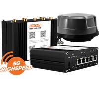 SELFSAT MWR 5560 eSIM 5G Cat 20 - Router WLAN fino a 3,4 Gbps, con antenna panoramica, colore: Nero