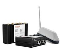 SELFSAT MWR 6550 5G Cat 19 WiFi 6 Router WLAN fino a 3,4 Gbps con antenna Shark 5G, colore bianco