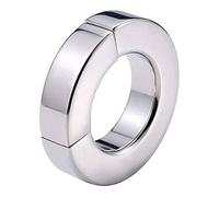 SeLgurFos Testicolo Scroto Pendente Palla, Heavy Duty Forte Magnetico Palla In Acciaio Inox Peso Scroto Barella Pene Cock Ring Ritardo Eiaculazione Giocattolo Del Sesso Maschile (A1-14mm)