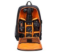 Selighting Zaino per Fotocamera Professionale, Borsa Foto Impermeabile Porta Reflex Laptop Canon Nikon Treppiede Accessori