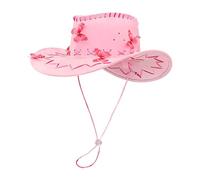 SELiLe Elegante cappello da cowboy per donne adolescenti carnivals festa farfalla scapolo