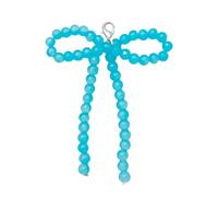 SELiLe Gioielli Appesi Con Un Inconfondibile Perle Bowknot Per Borsa Zaino Moda Gioielli Fatti A Mano Per Le Donne Accessori Di Moda Fatti A Mano, Taglia unica, come descritto, come descritto