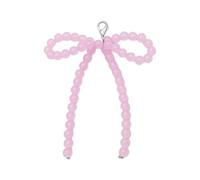 SELiLe Gioielli Appesi Con Un Inconfondibile Perle Bowknot Per Borsa Zaino Moda Gioielli Fatti A Mano Per Le Donne Accessori Di Moda Fatti A Mano, Taglia unica, come descritto, come descritto