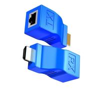 SELiLe HDTV Extender HDTV RJ45 Networking Ripetitore per trasmissione da 30 m 1080p con protezione contro i vestiti per home theater HDMIS Extender