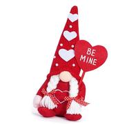 SELiLe San Valentino Peluche Gnomes Bambole Ornamento Per Coppie E Amanti Regalo Cappello a Cuore Elfi Trova Decorazione Giocattolo San Valentino Bambole