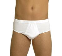 SELINA Slip Uomo 100% Filo di Scozia Axiom SN0100 (Bianco, 4 M IT Uomo)