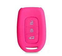 SELIYA 3 Pulsanti Custodia Chiave Auto, Adatta per Renault Clio 5 Twingo Logan 2021 Stepway, Adatta per Dacia Sandero Stepway 2021 Duster Key Cover, B Modello Rosa