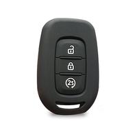 SELIYA 3 Pulsanti Portachiavi Auto, Adatto per Renault Clio 5 Twingo Logan 2021 Stepway, Adatto per Dacia Sandero Stepway 2021 Duster Key Cover, Un Modello Nero
