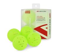 Selkirk Pro S1 Ball | Resistente alle crepe, 38 buchi, palline da pickleball per esterni, approvate USAPA per tornei, aerodinamica avanzata, confezione da 4