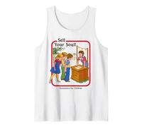 Sell Your Soul Sarcastic Retro Vintage Funny Adult Humor Canotta