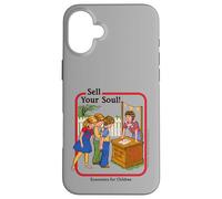 Sell Your Soul Sarcastic Retro Vintage Funny Adult Humor Custodia per iPhone 16 Plus