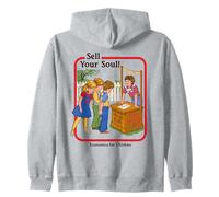 Sell Your Soul Sarcastic Retro Vintage Funny Adult Humor Felpa con Cappuccio