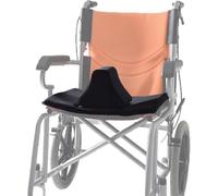 Sella A Cuneo per Sedia A Rotelle, Cuscino per Sedile per Scooter Elettrico con Pomello Convesso per Anziani, Disabili E Debolezza degli Arti, Black