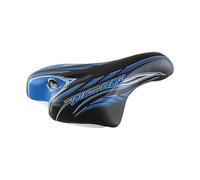 Sella Bici Bambino Montegrappa OK GO 16-20 Pollici Nero Blu Comfort