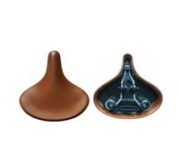 Sella Bici Comodo cuscino for sella da bici for uomo e donna con morbida schiuma a memoria di forma, sella larga for bicicletta adatta alla maggior parte delle bici Sella Mtb(Brown)