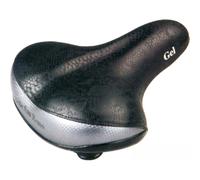Sella bici da donna confort sellino biciletta comoda in gel nera