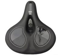 Sella Bici Oversize 10.2x9 pollici Doppia Molla per Sospensione | Memory foam ad alta densità, 25,9 x 23 cm di larghezza, per ammortizzatori a doppio ammortizzatore, ventilazione cava