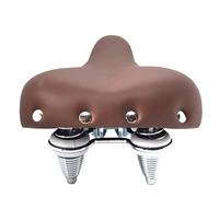 Sella Bici Rivetto con struttura in metallo a molla for torre della sella for bici vintage, materiale in pelle artificiale, parti comode del ciclismo bicicletta