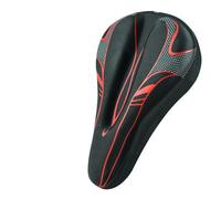 Sella Bici Sella for bicicletta Mountain Road Bike Sedile for ciclismo Cuscino morbido Comodo seggiolino for bici Accessori for(Black red)