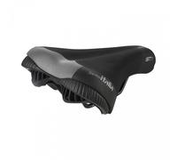 Sella Bici ST 1 L Nera - Comfort Soft-Tek, Telaio Fec Alloy