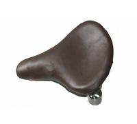 Sella Bici Vintage in Pelle Marrone per Bici e Moto Anni 1920