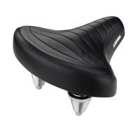 Sella bicicletta city relax doppia molla S13 260x255mm - nero