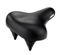 Sella bicicletta city relax doppia molla S4 260x225mm - nero