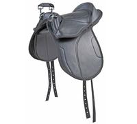 Sella bimbi similpelle misura shetland, maniglia antipanico, cuscini regolabili