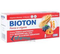 Sella Bioton Forza e Vigore Integratore Tonico Energetico 14 Flaconcini