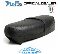 SELLA LUNGA NERA SELLONE NERO PIAGGIO VESPA 125 HP FL2 CON GONNELLINO PLASTICA