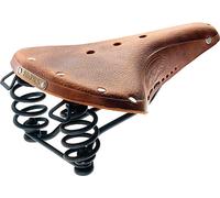 Sella Brooks B67 Da Uomo Aged Dark Tan Con Rails E Molle In Acciaio Nero