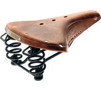 Sella Brooks B67 Da Uomo Aged Dark Tan Con Rails E Molle In Acciaio Nero