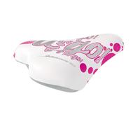 Sella Ciclo Junior Bianco Rosa Bassano