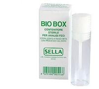 Sella Contenitore sterile per feci con palettina, 1 pezzo