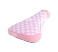 Cult Vans Slip-on Checkerboard Saddle Rosa Pink / White