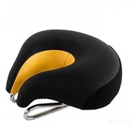 Sella da bicicletta a forma di U, senza naso, da donna, imbottita | Sella per bicicletta da uomo e donna, comoda e morbida, in memory foam, con assorbimento degli urti, per MTB, E-Bike e City
