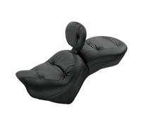 Sella da turismo Mustang larga 1p regal nera liscia