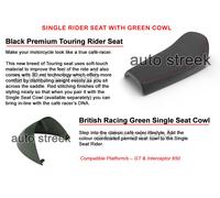 Sella Da Turismo Nera Per Royal Enfield GT E Interceptor 650 E Coperchio Verde