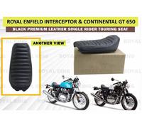 "Sella da turismo per pilota singolo" in pelle adatta per Royal Enfield...
