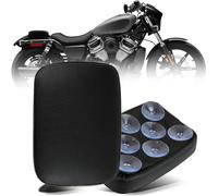 Sella del Passeggero Sella Tandem 8 Ventosa Cuscino per Sedile Posteriore per Moto Cuscino per Passeggero Posteriore per Moto Sedile Personalizzato Universale Circa 270 X 175 Mm X 50 Mm Nero