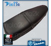 SELLA DIEFFE ITALIANA LUNGA NERA CON SERRATURA PER PIAGGIO VESPA PX PE 125 150