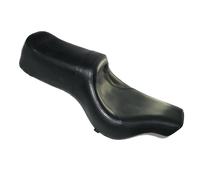 Sella Doppio Posto Nera In Leatherite Personalizzata Per Royal Enfield Classic