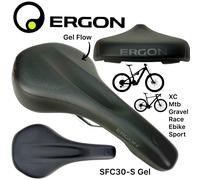 Sella Ergon SFC30-S GEL FLOW MTB XC Tour Ebike Gravel Nera